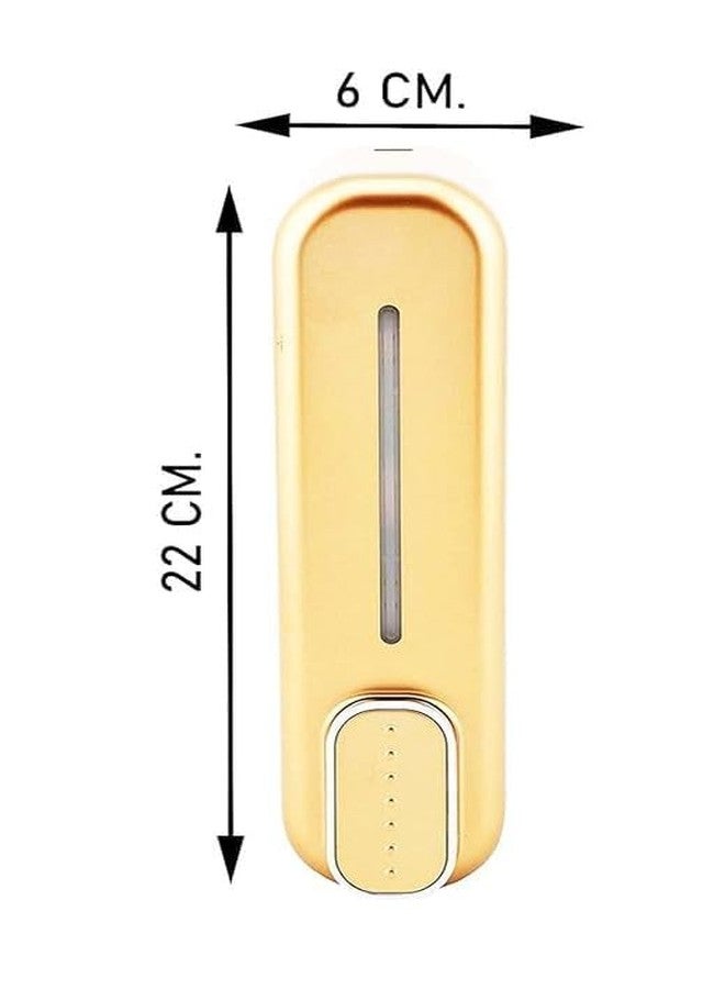 RFV1 ABS Plastic Wall Mounted Cylindrical Soap Dispenser, Leak-Free Multipurpose Liquid Dispenser for Hand Wash,Shampoo, Gel Dispenser for Bathroom/Basin/Kitchen Sink (Pack of 3) (Smart Gold) - Image 5